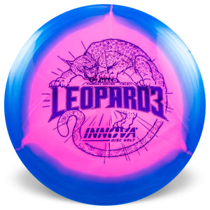 Innova Leopard3 Halo Star Fairway Driver Golf Disc blue pink