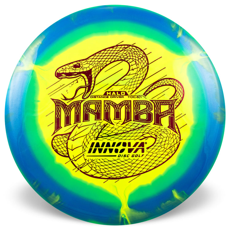 Innova Mamba Halo Star Distance Driver Golf Disc yellow blue