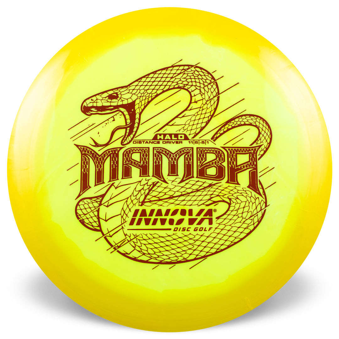 Innova Mamba Halo Star Distance Driver Golf Disc yellow