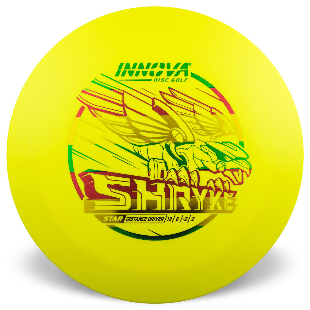 Innova Shryke Star Distance Driver Golf Disc yellow