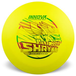 Innova Shryke Star Distance Driver Golf Disc yellow