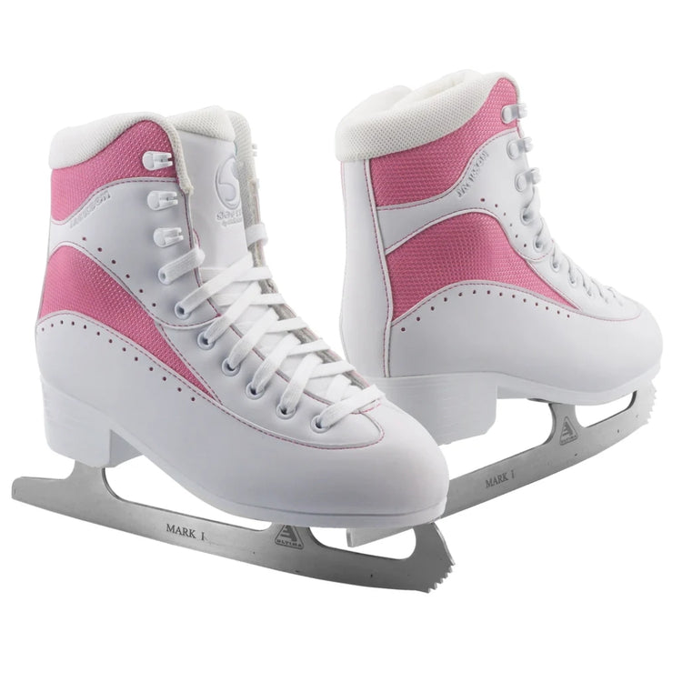 Jackson Ultima Girl's Softec Vista ST3251 Figure Skate white pink