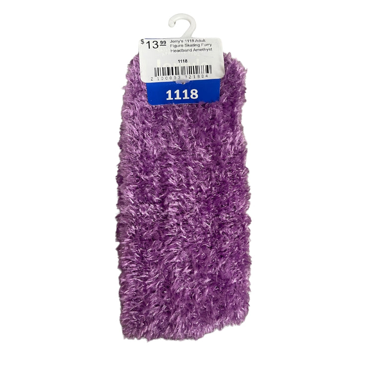 Jerry's 1118 Adult Figure Skating Furry Headband purple