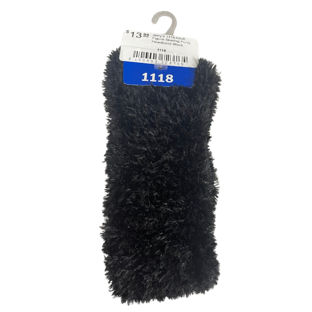 Jerry's 1118 Adult Figure Skating Furry Headband black