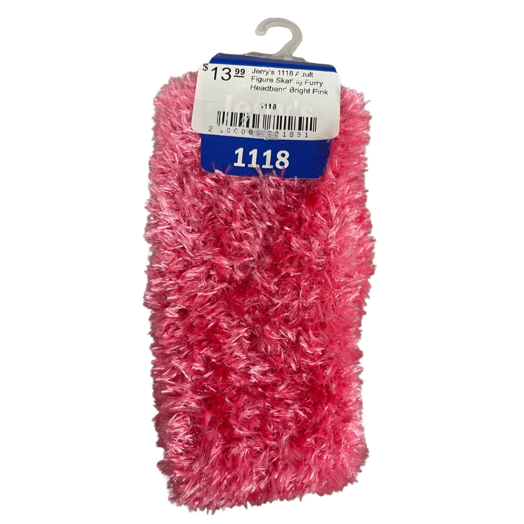 Jerry's 1118 Adult Figure Skating Furry Headband pink