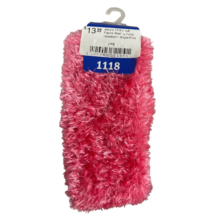 Jerry's 1118 Adult Figure Skating Furry Headband pink