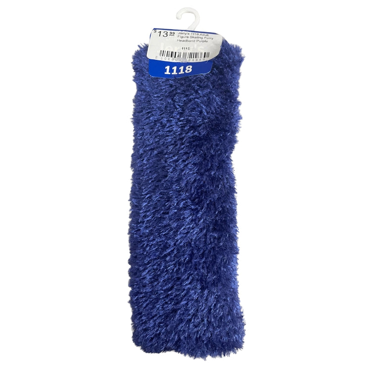 Jerry's 1118 Adult Figure Skating Furry Headband purple