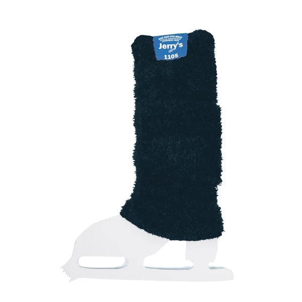 Jerry's Adult 1105 Furry Figure Skating Leg Warmers black