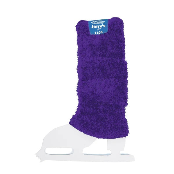 Jerry's Adult 1105 Furry Figure Skating Leg Warmers purple