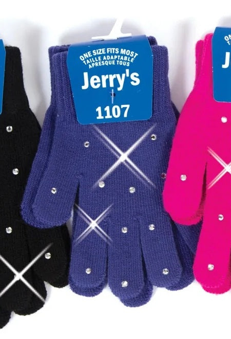 Jerry's Adult 1107 Crystal Mini Figure Skating Gloves purple