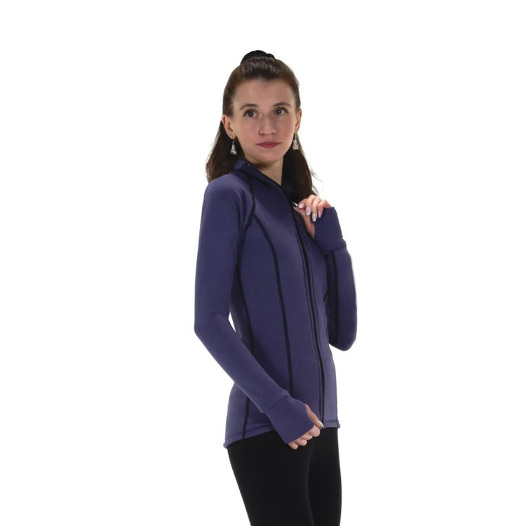 Jerry's Girl's 408 Fleece Glide Figure Skating Jacket dusty purple