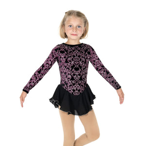 Jerry's Girl's 644 Possibilities Figure Skating Dress black pink