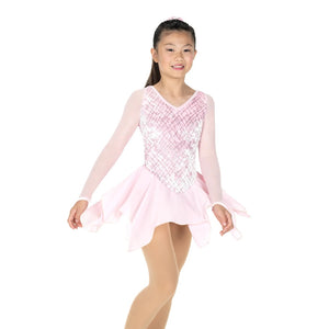 Jerry's Girl's 687 Clear Ice Figure Skating Dress ice pink
