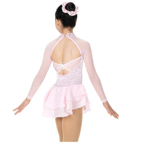 Jerry's Girl's 689 Double Loop Figure Skating Dress pink