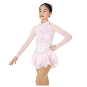 Jerry's Girl's 689 Double Loop Figure Skating Dress pink