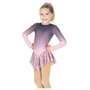 Jerry's Girl's 692 Rosy Cozy Fleece Figure Skating Dress pink