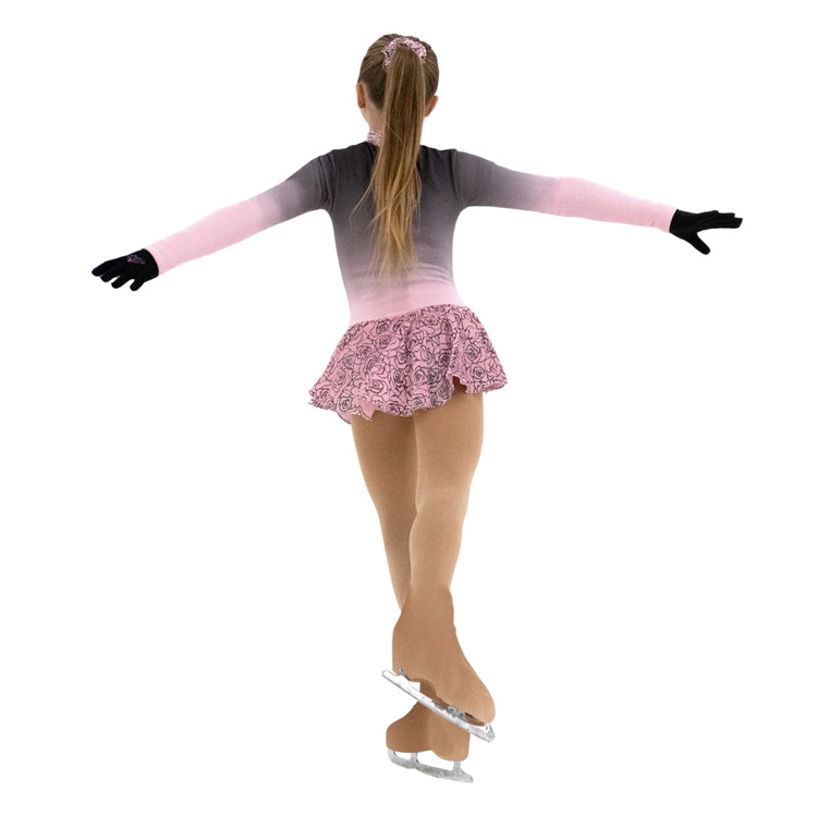 Jerry's Girl's 692 Rosy Cozy Fleece Figure Skating Dress pink