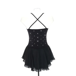 Jerry's Girl's 90 Mirror Figure Skating Dress Black 1