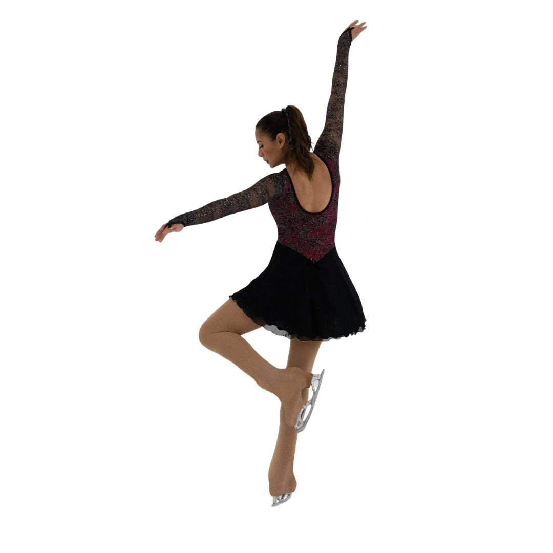 Jerry's Women's 244 Grace à la Lace Figure Skating Dress black