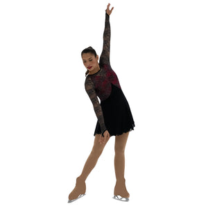 Jerry's Women's 244 Grace à la Lace Figure Skating Dress black