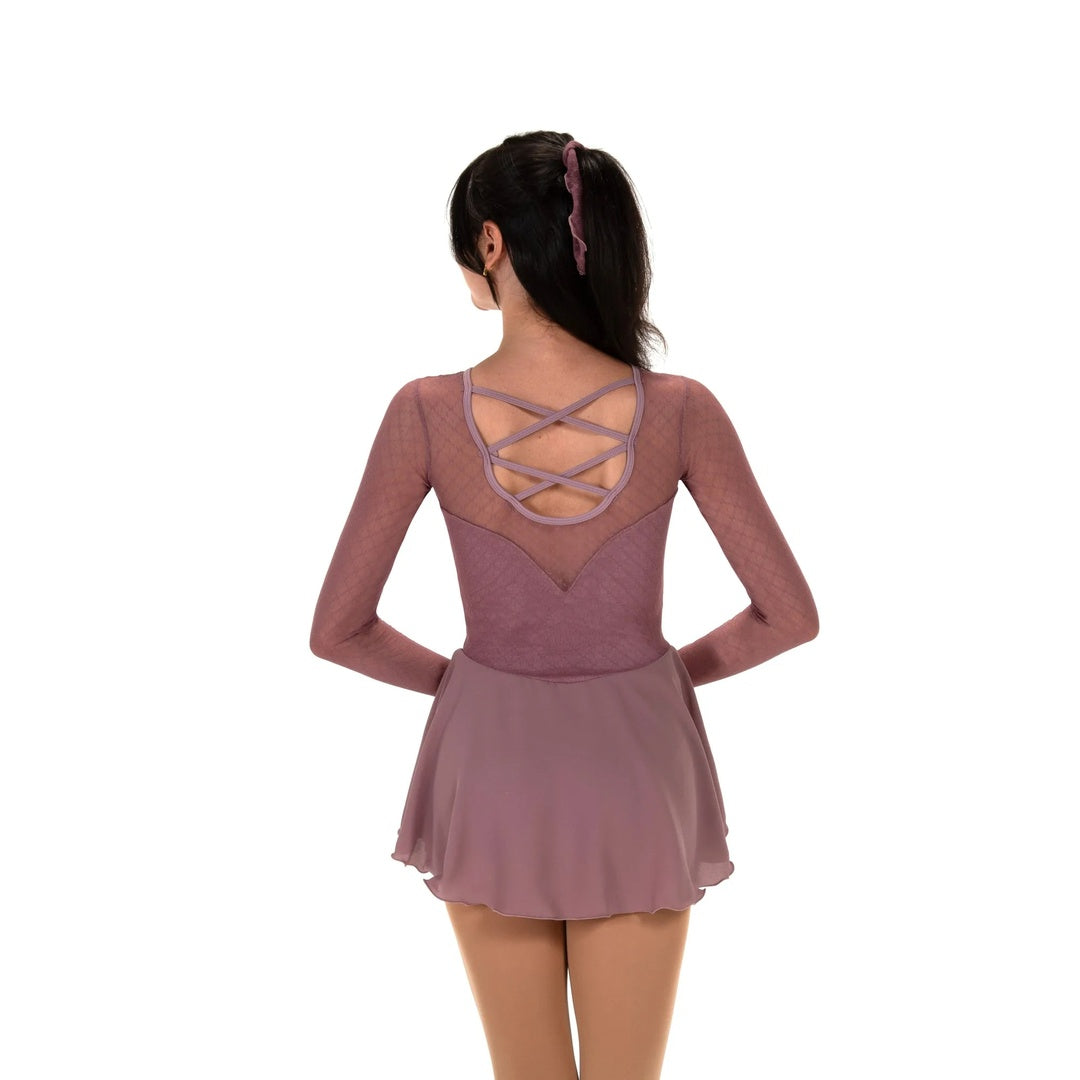 Jerry's Women's 93 Overmesh Figure Skating Dress mauve pink