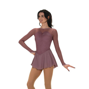 Jerry's Women's 93 Overmesh Figure Skating Dress mauve pink
