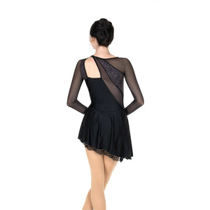 Jerry's Women's AA055 Strings of Stars Figure Skating Dress black