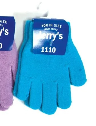 Jerry's Youth 1110 Mini Figure Skating Gloves sky blue