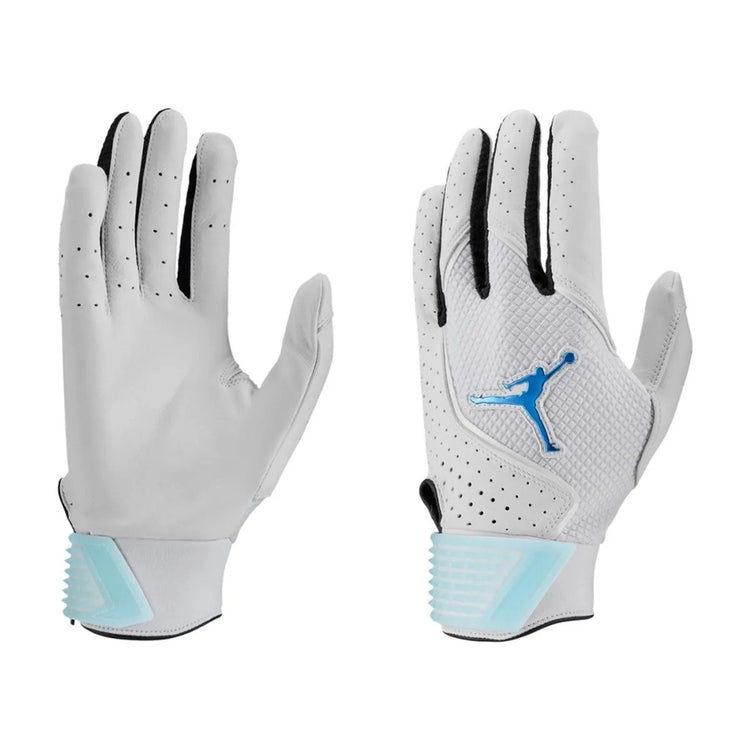 Jordan Senior Fly Elite Batting Gloves white/blue