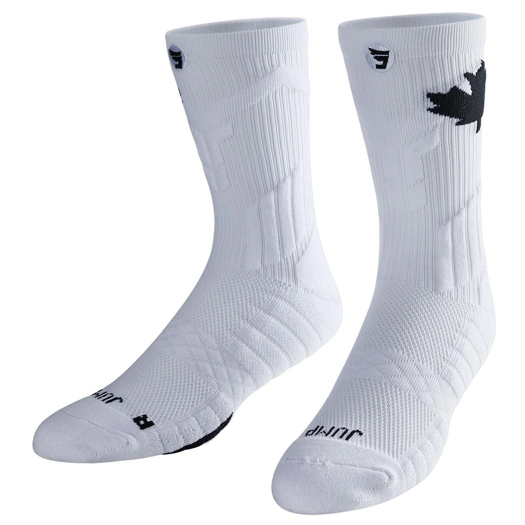 Jumplete Attakk Volleyball Socks white/ black canada