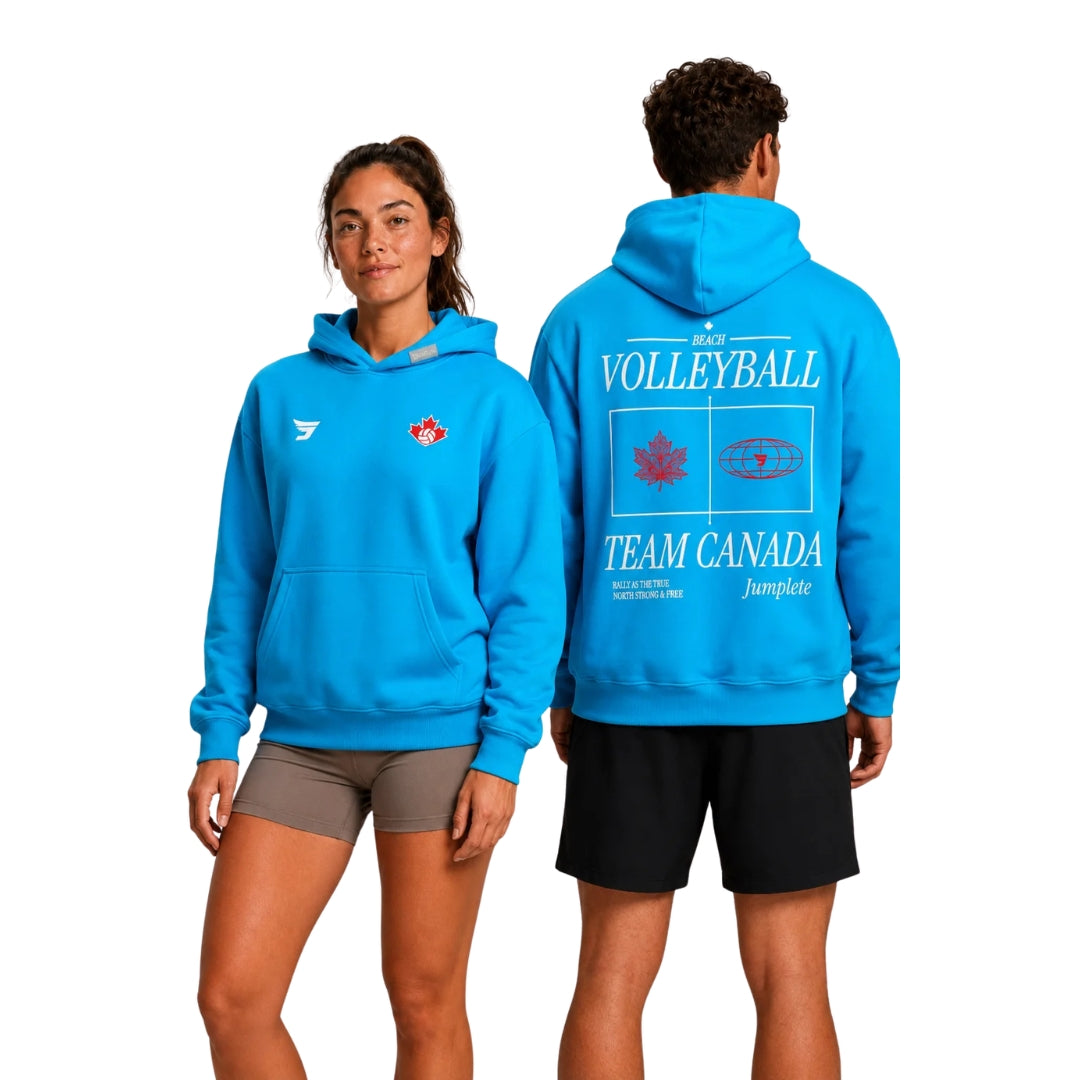 Jumplete Men's Courtside Luxe Hoodie coastal blue