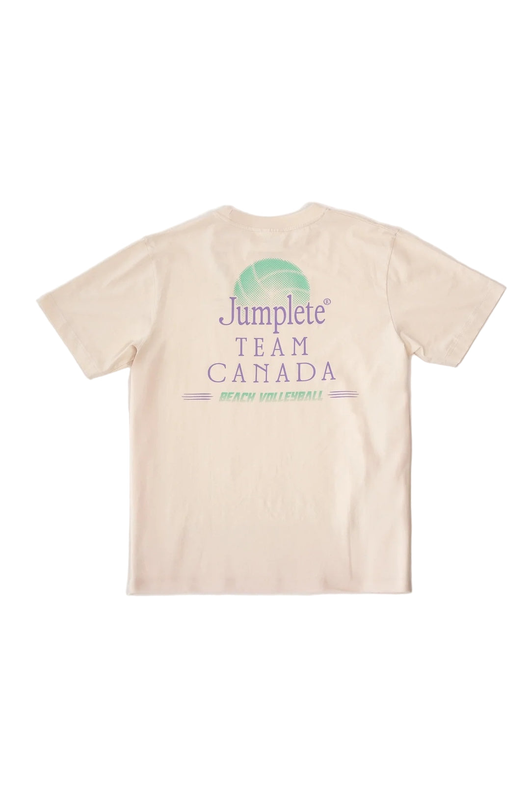 Jumplete Men's Courtside Luxe Relaxed Fit T-Shirt cream