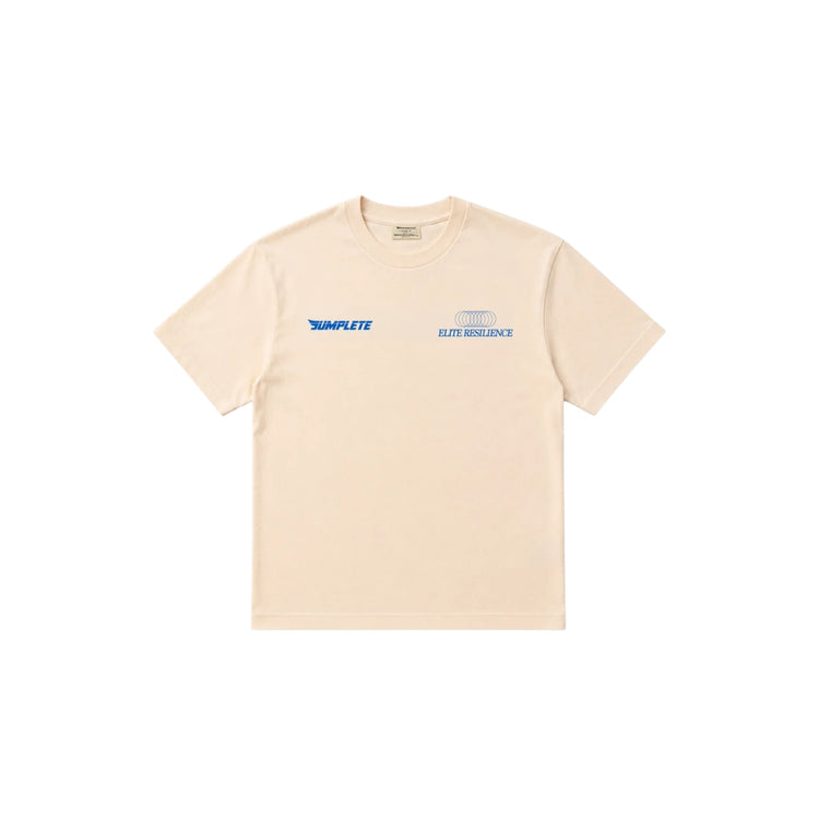 Jumplete Courtside Luxe Relaxed Fit Tee elite resilience cream 