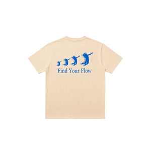 Jumplete Courtside Luxe Relaxed Fit Tee elite resilience cream 