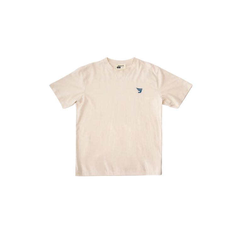Jumplete Courtside Luxe Relaxed Fit Tee orange cream