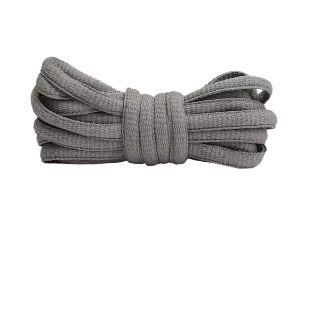 K-Fresh Oval Shoe Laces-Grey