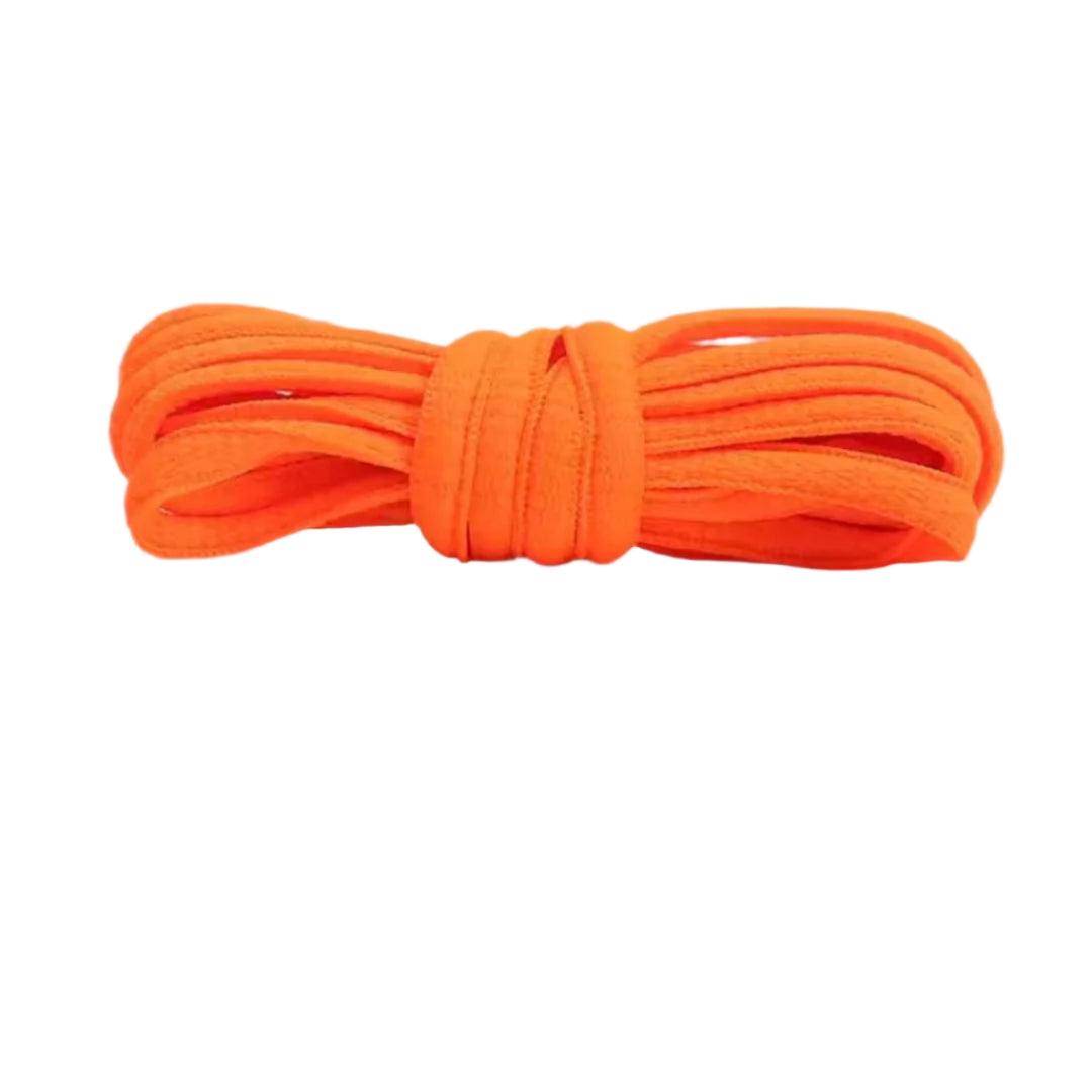 K-Fresh Oval Shoe Laces-Fluro-Orange