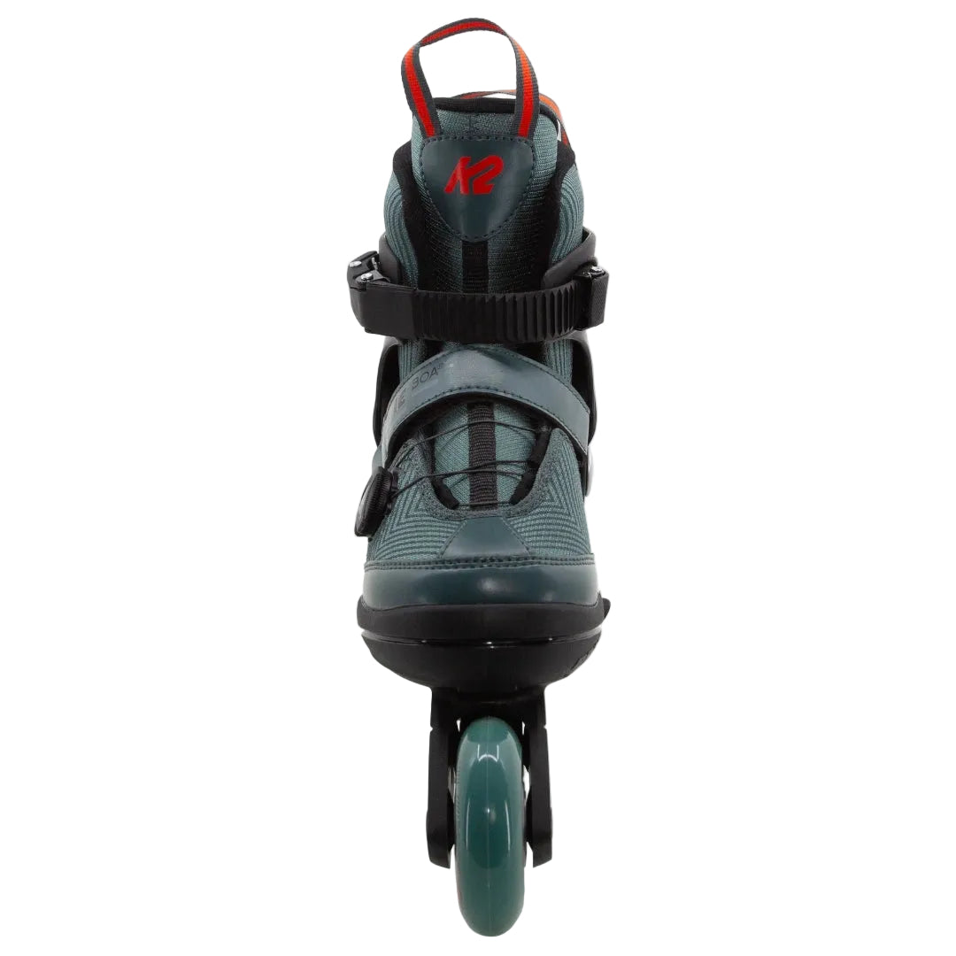 K2 Boy's Eddie BOA Inline Skate black grey red blue