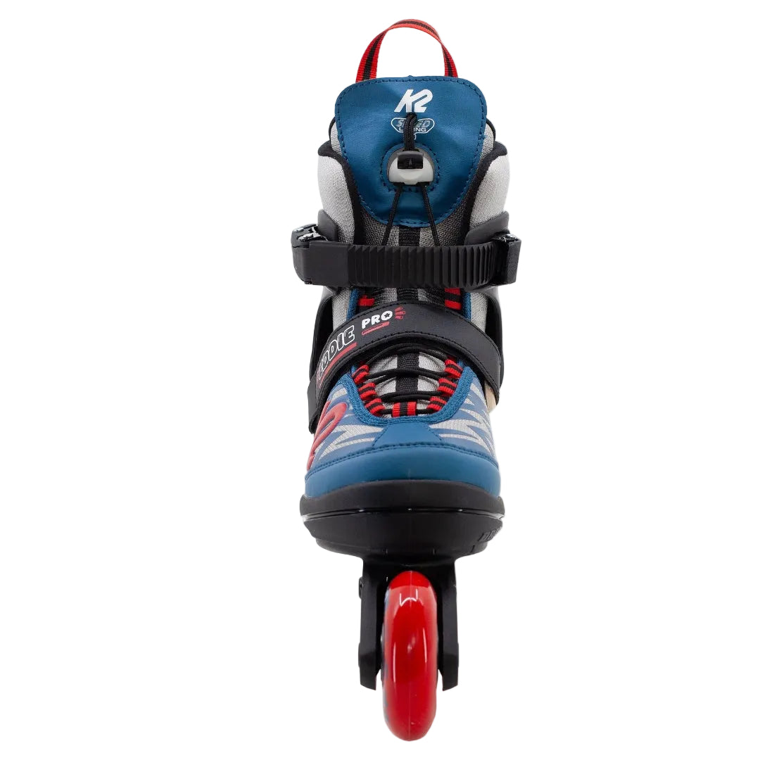 K2 Boy's Eddie Pro Inline Skate blue red black