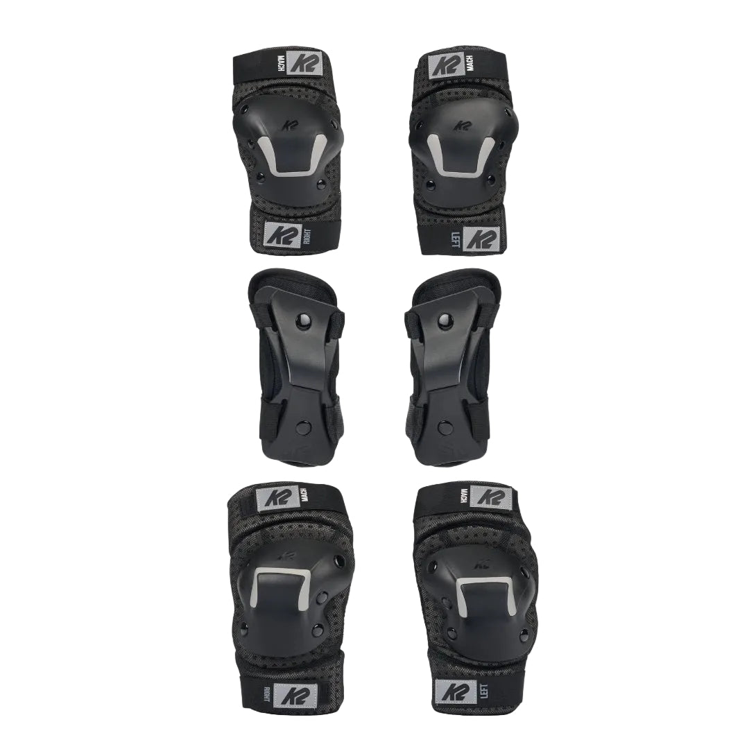 K2 Men's Mach Pad Set (3-Pack) black