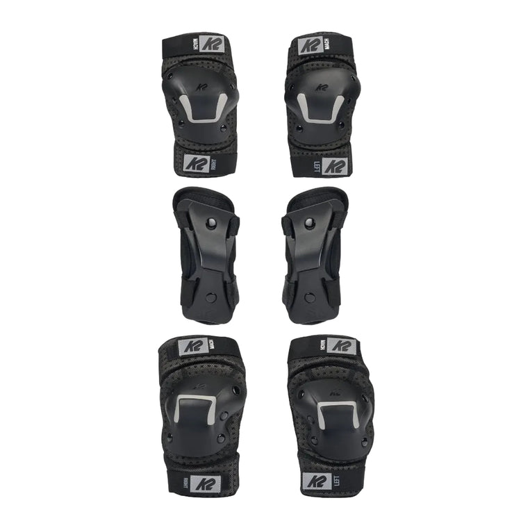 K2 Men's Mach Pad Set (3-Pack) black