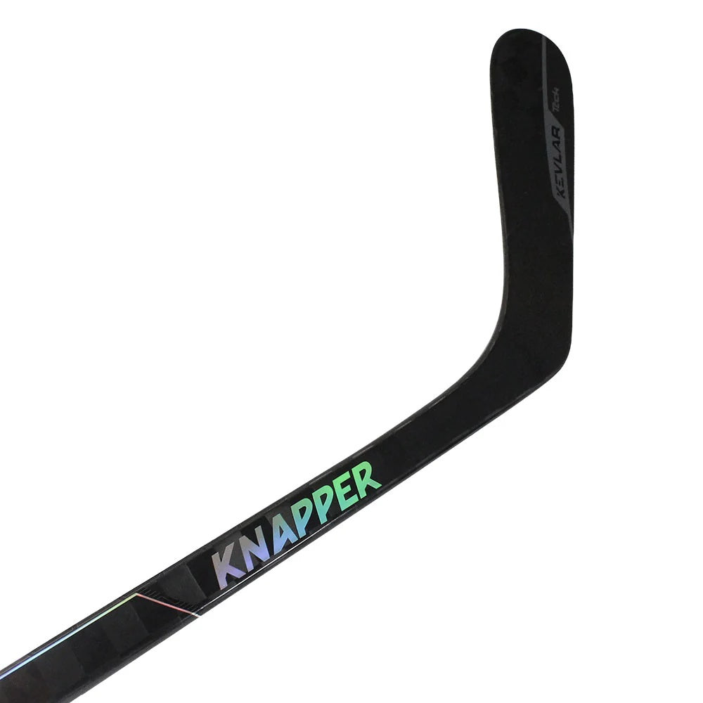 Knapper Senior AK Kevlar 365g Ball Hockey Player Stick black silver