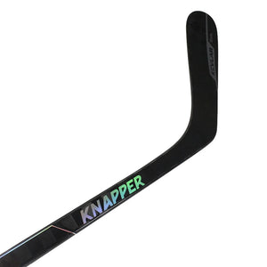 Knapper Senior AK Kevlar 365g Ball Hockey Player Stick black silver