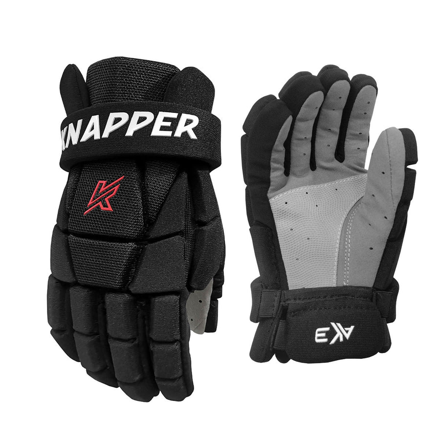 Knapper Senior AK3 V2 Ball Hockey Glove Black