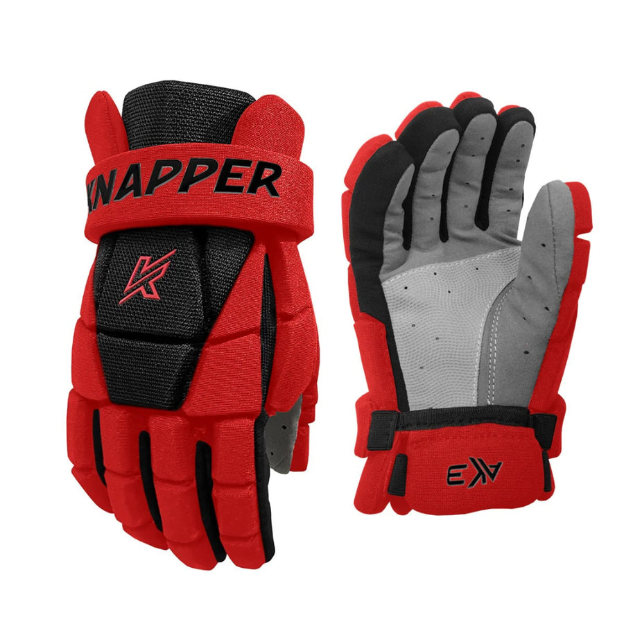Knapper Senior AK3 V2 Ball Hockey Glove Red