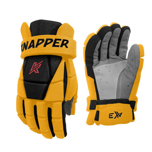 Knapper Senior AK3 V2 Ball Hockey Glove Yellow