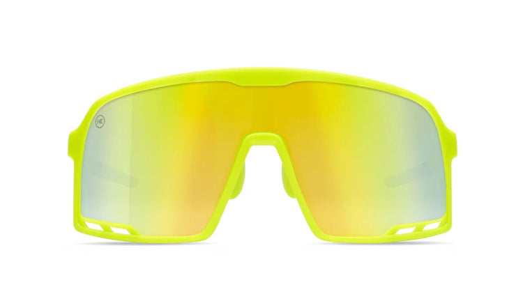 Knockaround Campeones Wrap Sunglasses High Voltage yellow