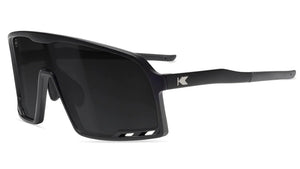 Knockaround Campeones Wrap Sunglasses Black on Black