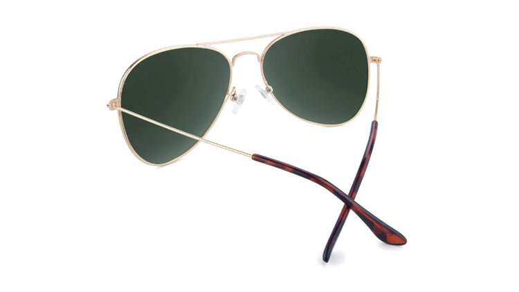 Knockaround Mile Highs Sunglasses Gold/Aviator Green