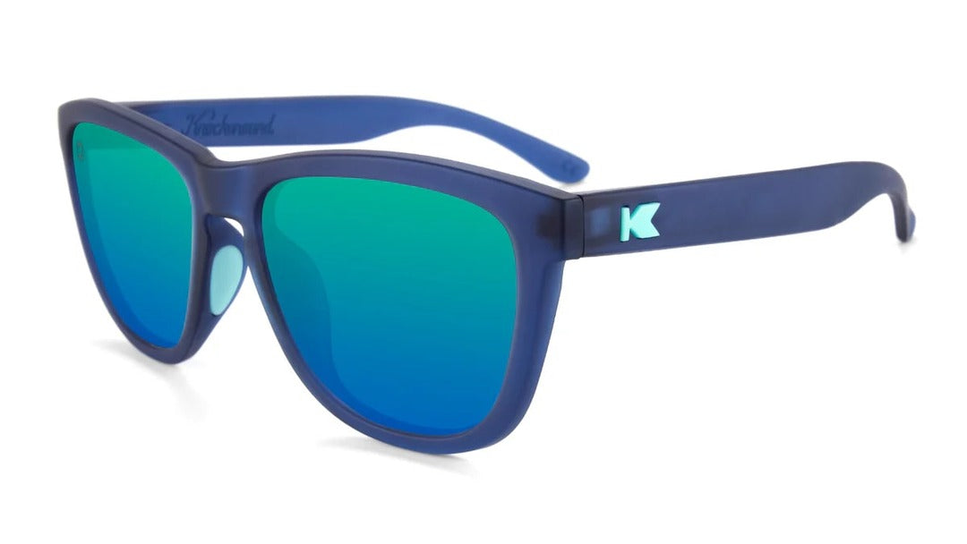 Knockaround Premiums Sunglasses Sport Rubberized Navy/Mint